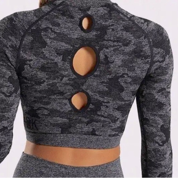 Camo designer Black and gray camo fitness set - Picture 16 of 16